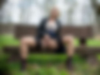 Naughty and stockinged at the lake
