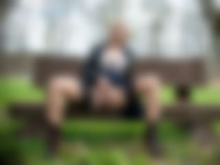 Naughty and stockinged at the lake