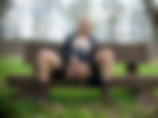 Naughty and stockinged at the lake