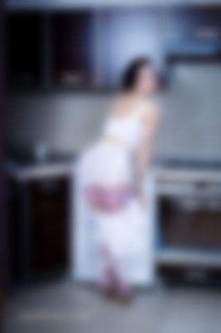 In the kitchen there is a fetisch chef