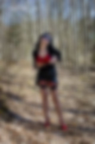 Outdoor fetish nylon shoot