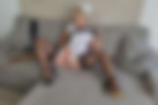 Stockinged and dildoed nurse