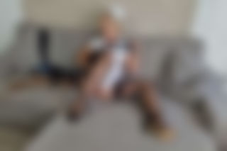 Stockinged and dildoed nurse