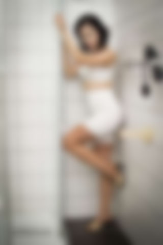 The Bathroom of nylon fetish and masturbation