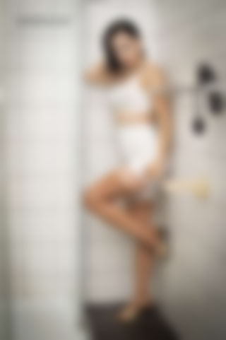 The Bathroom of nylon fetish and masturbation