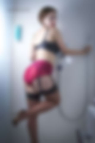 Orgasm in the shower cabin