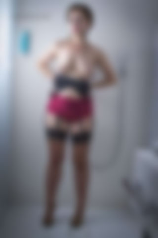 Orgasm in the shower cabin